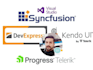 build apps with devexpress syncfusion and telerik