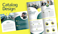 create professional catalog, magazine design