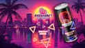 design energy drink, beer, and beverage can label packaging