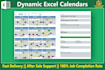 create any kind of dynamic digital calendar spreadsheet in excel