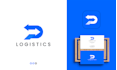 design your modern monogram or initial letter logo