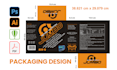 convert ai generated packaging design into print ready vector psd cdr pdf file
