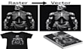 vector tracing and color separation for screen printing