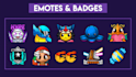 create custom twitch emotes and sub badges in cute chibi style
