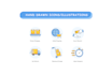 design hand drawn icons and illustrations