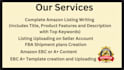 amazon listing copywriting, SEO titles, bullets, a plus content