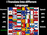 do language translation to and from english to multiple languages