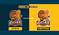 do manual vector tracing and logo to vector ai eps svg