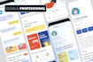 do professional mobile app UI design with figma
