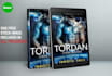 design professional fiction book  cover with free 3d