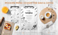 design a premium restaurant menu for your brand