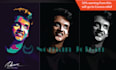 draw digital wpap, vexel and vector style pop art portrait