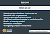 help you start an amazon fba business