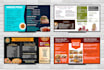 design tv screen menu or digital menu design