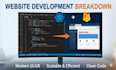 make a customise website with react js and firebase