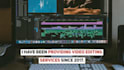 do professional video editing cut merge transitions color grading and more