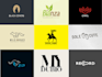 design modern flat minimal logo