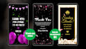 design elegant video invitations for birthdays, graduations, and prom events