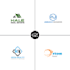 design professional flat minimal clean logo design