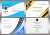 do professional, modern certificate designs in 14 hours