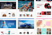 design photoshop or PSD web templates, figma website design