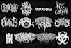 draw a metal band logo