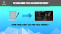 make you a high quality 3d short film