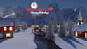 design christmas logo animation and video card