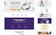 design UI UX website landing page template in PSD, xd or figma