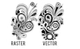 manually vectorize logo, vector trace and convert image to vector