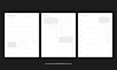 design custom planner, calendar, journal or habit tracker