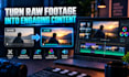 do professional video editing for youtube and social media