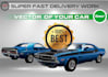 design realistic  vector illustration of your car or any vehicle