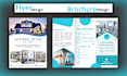 create unique flyers and brochures design