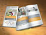 design creative bi fold or tri fold brochure