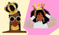 do african american character or self portrait design