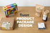 do professional mailer box, label, and packaging design