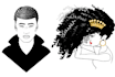 do black and white t shirt design