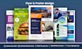 design of your urgent flyer or poster within 24 hours