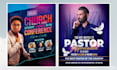 design church flyer, church conference, funeral flyers
