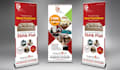 roll up professional design, promotional standee for your business