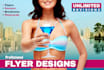 design modern event flyer, party flyer, club flyer or poster