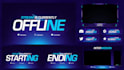 design twitch, kick and youtube stream overlay package