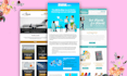 responsive HTML email template for mailchimp