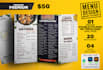 professionally design restaurant menu ready to print