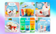 create 30 attractive social media post designs