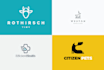 design creative minimal flat logo