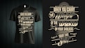 do typography t shirt design and t shirt illustration for merch by amazon