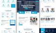 front end web developer for website design and development in HTML CSS sass js