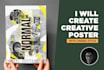 design cool concert or movie poster